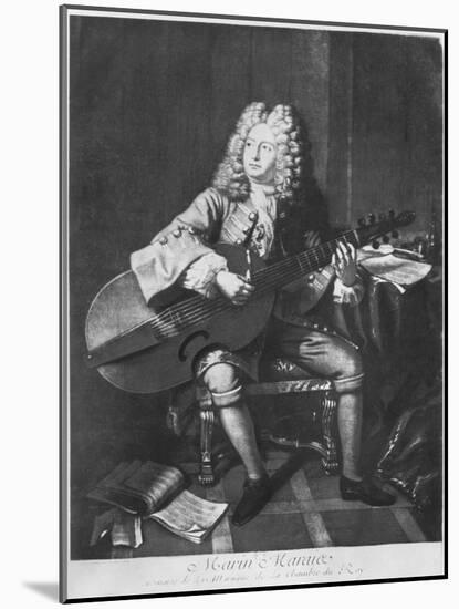 Marin Marais, 1704-Andre Bouys-Mounted Giclee Print