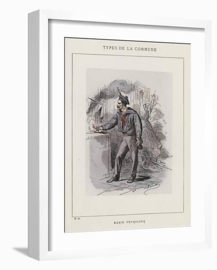 Marin Petroleur-Charles Albert d'Arnoux Bertall-Framed Giclee Print