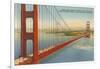 Marin Shore, Golden Gate Bridge, San Francisco, California-null-Framed Art Print