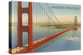 Marin Shore, Golden Gate Bridge, San Francisco, California-null-Stretched Canvas