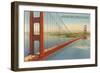 Marin Shore, Golden Gate Bridge, San Francisco, California-null-Framed Art Print