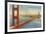 Marin Shore, Golden Gate Bridge, San Francisco, California-null-Framed Art Print