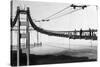 Marin Side of Golden Gate Bridge, Cable Spinning View - San Francisco, CA-Lantern Press-Stretched Canvas