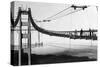 Marin Side of Golden Gate Bridge, Cable Spinning View - San Francisco, CA-Lantern Press-Stretched Canvas