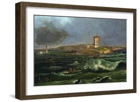 Marina, 1812-Francesco Fidanza-Framed Giclee Print