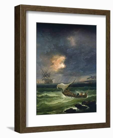 Marina, 1812-Francesco Fidanza-Framed Giclee Print