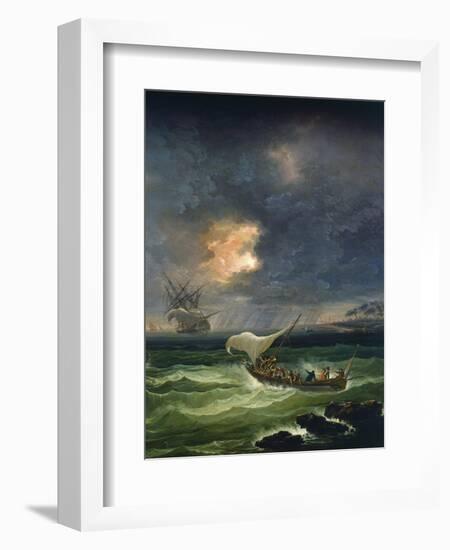 Marina, 1812-Francesco Fidanza-Framed Giclee Print