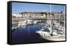 Marina, Albert Harbour, St Helier, Jersey, Channel Islands-Peter Thompson-Framed Stretched Canvas