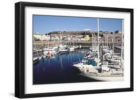 Marina, Albert Harbour, St Helier, Jersey, Channel Islands-Peter Thompson-Framed Photographic Print