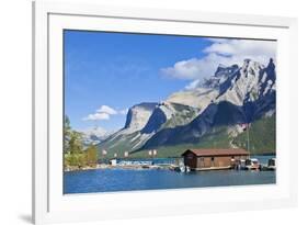 Marina and Boat House-Neale Clark-Framed Photographic Print