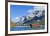 Marina and Boat House-Neale Clark-Framed Photographic Print