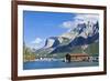 Marina and Boat House-Neale Clark-Framed Photographic Print