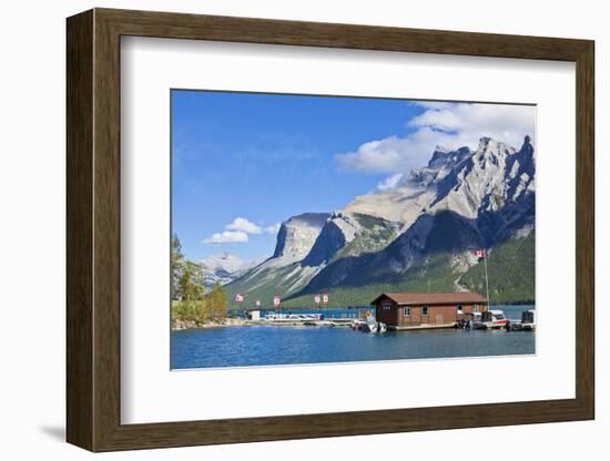 Marina and Boat House-Neale Clark-Framed Photographic Print