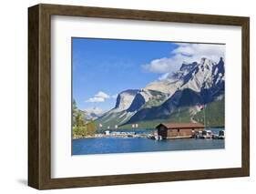 Marina and Boat House-Neale Clark-Framed Photographic Print