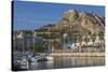 Marina and Castle, Alicante, Spain, Mediterranean, Europe-Rolf Richardson-Stretched Canvas