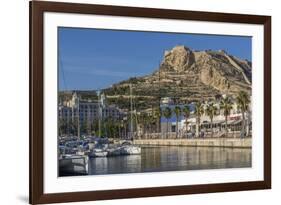 Marina and Castle, Alicante, Spain, Mediterranean, Europe-Rolf Richardson-Framed Photographic Print