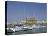 Marina and Church, Malta-Peter Thompson-Stretched Canvas