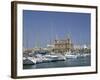 Marina and Church, Malta-Peter Thompson-Framed Photographic Print