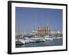 Marina and Church, Malta-Peter Thompson-Framed Photographic Print