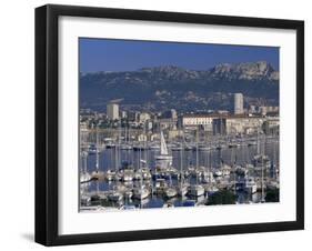 Marina and City Centre, Toulon, Var, Cote d'Azur, Provence, France, Mediterranean-Gavin Hellier-Framed Photographic Print