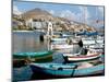 Marina and Fishing Port of Saranda, Albania-Prisma-Mounted Photographic Print