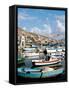 Marina and Fishing Port of Saranda, Albania-Prisma-Framed Stretched Canvas