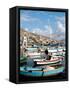 Marina and Fishing Port of Saranda, Albania-Prisma-Framed Stretched Canvas