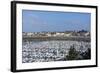 Marina and Main Town, St. Malo, Brittany, France, Europe-Peter Groenendijk-Framed Photographic Print