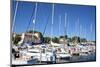 Marina and Sail Boats, Bouzigues, Thau Basin, Herault, Languedoc, France, Europe-Guy Thouvenin-Mounted Photographic Print