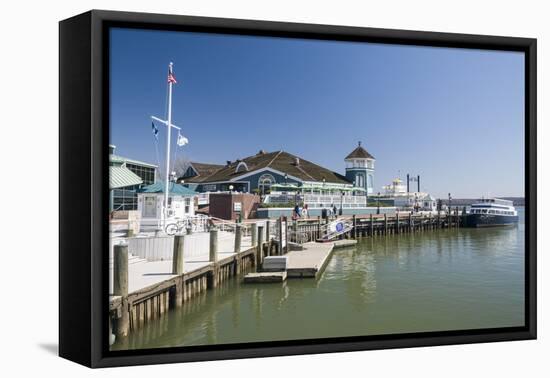 Marina and Waterfront of Old Town, Alexandria, Virginia, United States of America, North America-John Woodworth-Framed Stretched Canvas