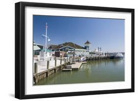 Marina and Waterfront of Old Town, Alexandria, Virginia, United States of America, North America-John Woodworth-Framed Photographic Print