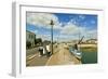 Marina at Quai de La Criee in the island's principal western town, Ars en Re, Ile de Re, Charente-M-Robert Francis-Framed Photographic Print