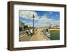 Marina at Quai de La Criee in the island's principal western town, Ars en Re, Ile de Re, Charente-M-Robert Francis-Framed Photographic Print