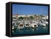 Marina at St. Peter Port, Guernsey, Channel Islands, United Kingdom, Europe-Lightfoot Jeremy-Framed Stretched Canvas