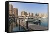 Marina at the Pearl Qatar, Doha, Qatar, Middle East-Jane Sweeney-Framed Stretched Canvas