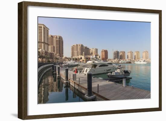 Marina at the Pearl Qatar, Doha, Qatar, Middle East-Jane Sweeney-Framed Photographic Print