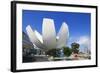 Marina Bay Arts Science Museum, Singapore, Southeast Asia, Asia-Christian Kober-Framed Photographic Print