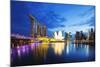 Marina Bay Sands Hotel and Arts Science Museum, Singapore, Southeast Asia, Asia-Christian Kober-Mounted Photographic Print