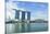 Marina Bay Sands Hotel and Lotus Flower Shaped Artscience Museum, Marina Bay, Singapore-Fraser Hall-Stretched Canvas
