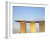 Marina Bay Sands Hotel and Skypark, Singapore-Ian Trower-Framed Photographic Print