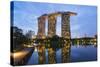 Marina Bay Sands Hotel, Singapore, Southeast Asia, Asia-Christian Kober-Stretched Canvas