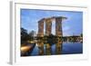 Marina Bay Sands Hotel, Singapore, Southeast Asia, Asia-Christian Kober-Framed Photographic Print