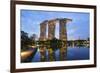 Marina Bay Sands Hotel, Singapore, Southeast Asia, Asia-Christian Kober-Framed Photographic Print