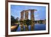 Marina Bay Sands Hotel, Singapore, Southeast Asia, Asia-Christian Kober-Framed Photographic Print