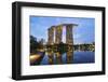 Marina Bay Sands Hotel, Singapore, Southeast Asia, Asia-Christian Kober-Framed Photographic Print