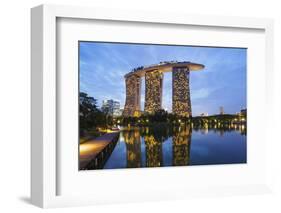 Marina Bay Sands Hotel, Singapore, Southeast Asia, Asia-Christian Kober-Framed Photographic Print