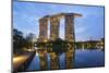 Marina Bay Sands Hotel, Singapore, Southeast Asia, Asia-Christian Kober-Mounted Photographic Print