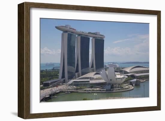 Marina Bay Sands Hotel, Singapore, Southeast Asia-Frank Fell-Framed Photographic Print