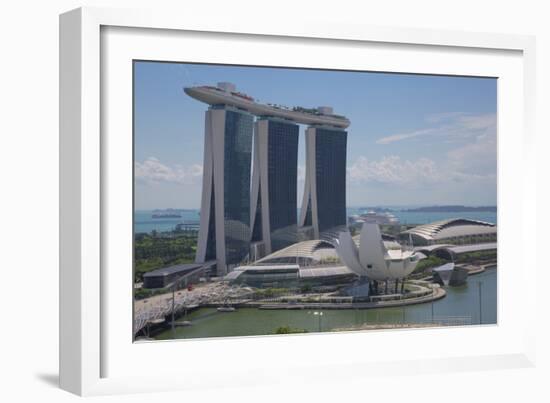 Marina Bay Sands Hotel, Singapore, Southeast Asia-Frank Fell-Framed Photographic Print