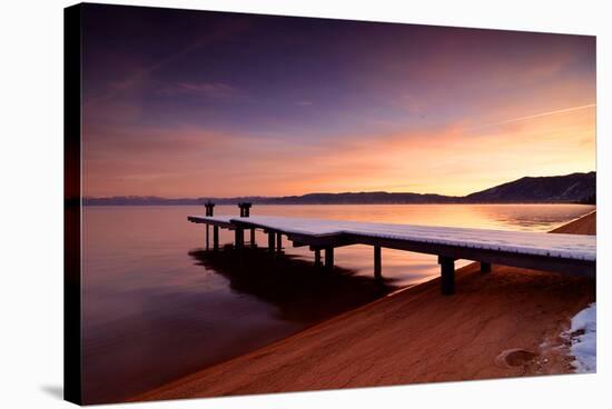 Marina Bay Sunrise-null-Stretched Canvas